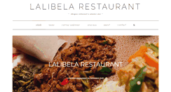 Desktop Screenshot of lalibelarestaurant.net