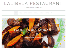 Tablet Screenshot of lalibelarestaurant.net